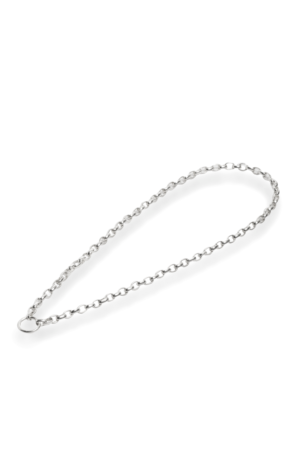 Oval Charm Loop Chain in Silver - Tea & Tequila