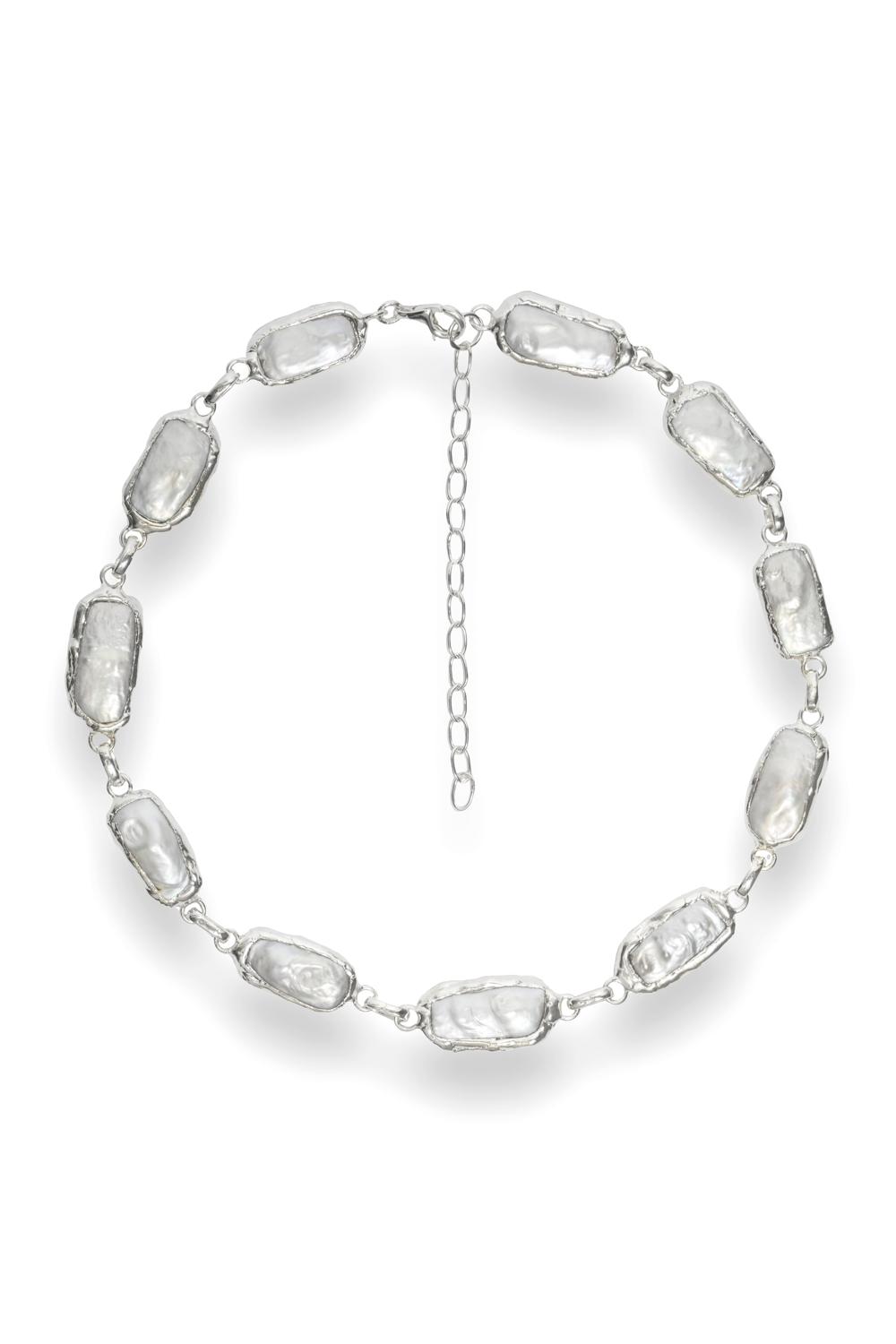 Mermaid Pearl Necklace in Silver - Tea & Tequila