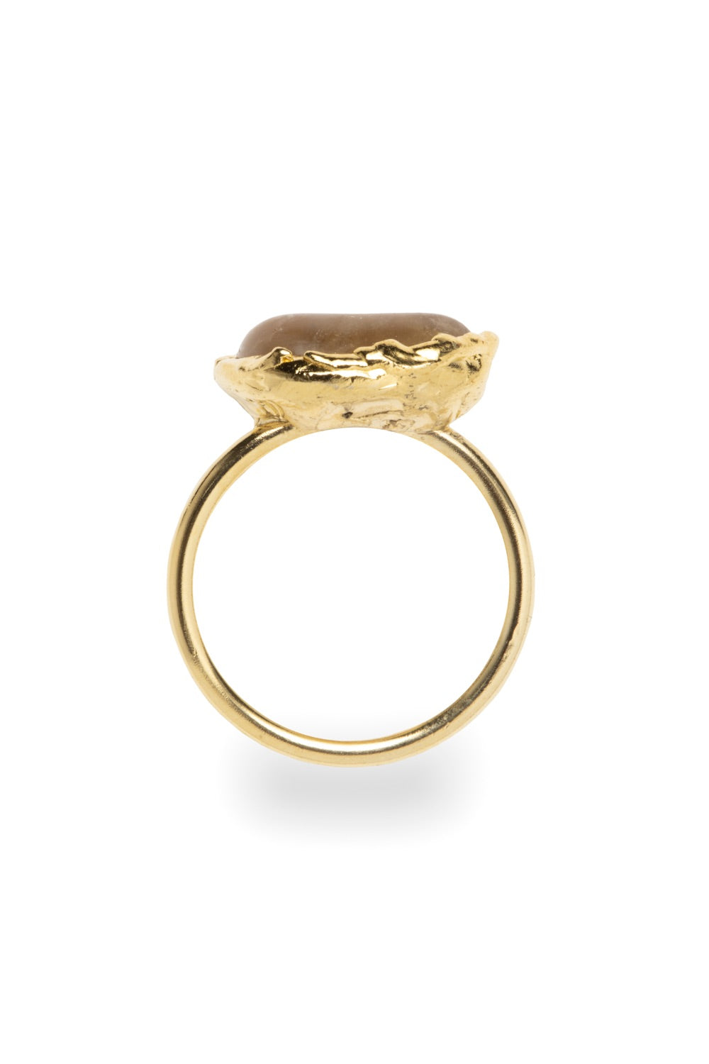 Crystal Aura Ring in Gold - Tea & Tequila