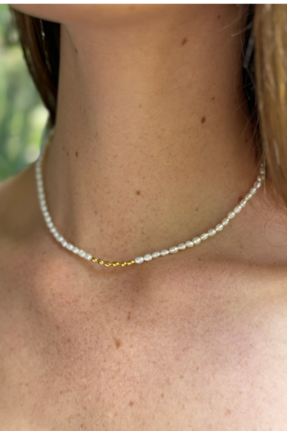 Pearl Bead Necklace - Tea & Tequila