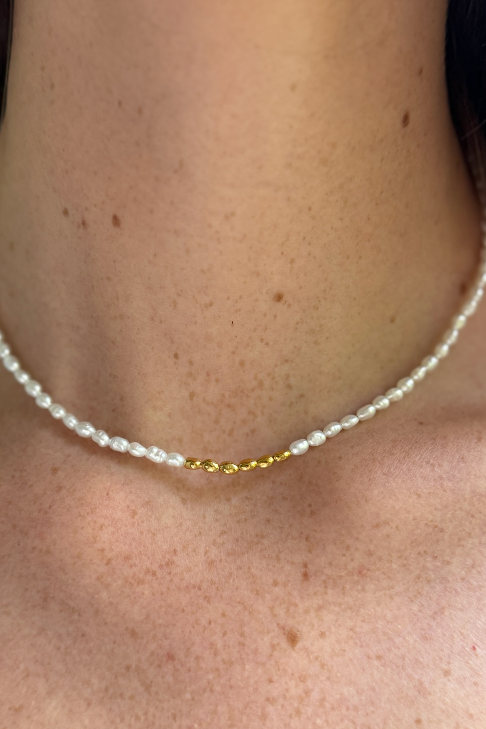 Pearl Bead Necklace - Tea & Tequila