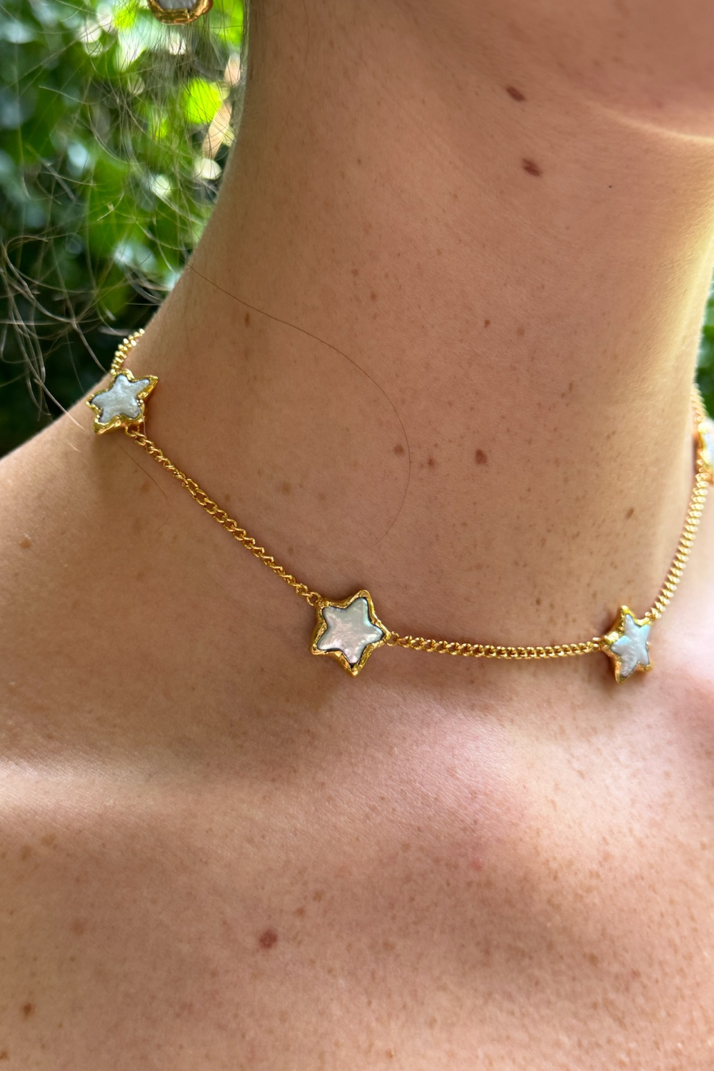 Pearl Star Necklace - Tea & Tequila