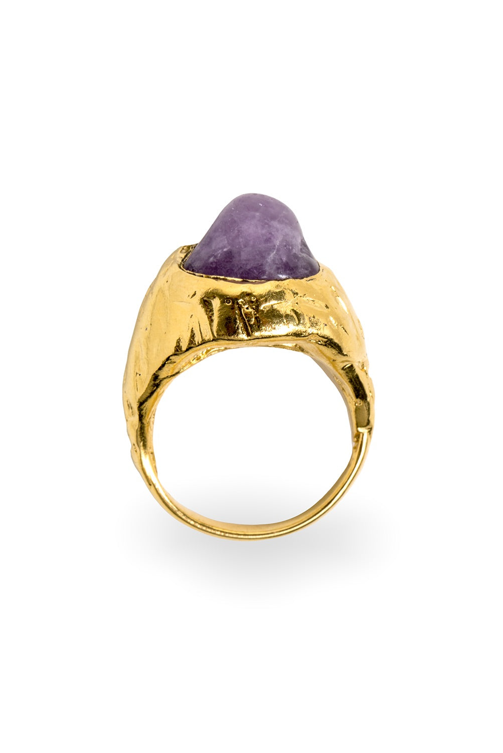 Large Gemstone Ring in Gold - Tea & Tequila