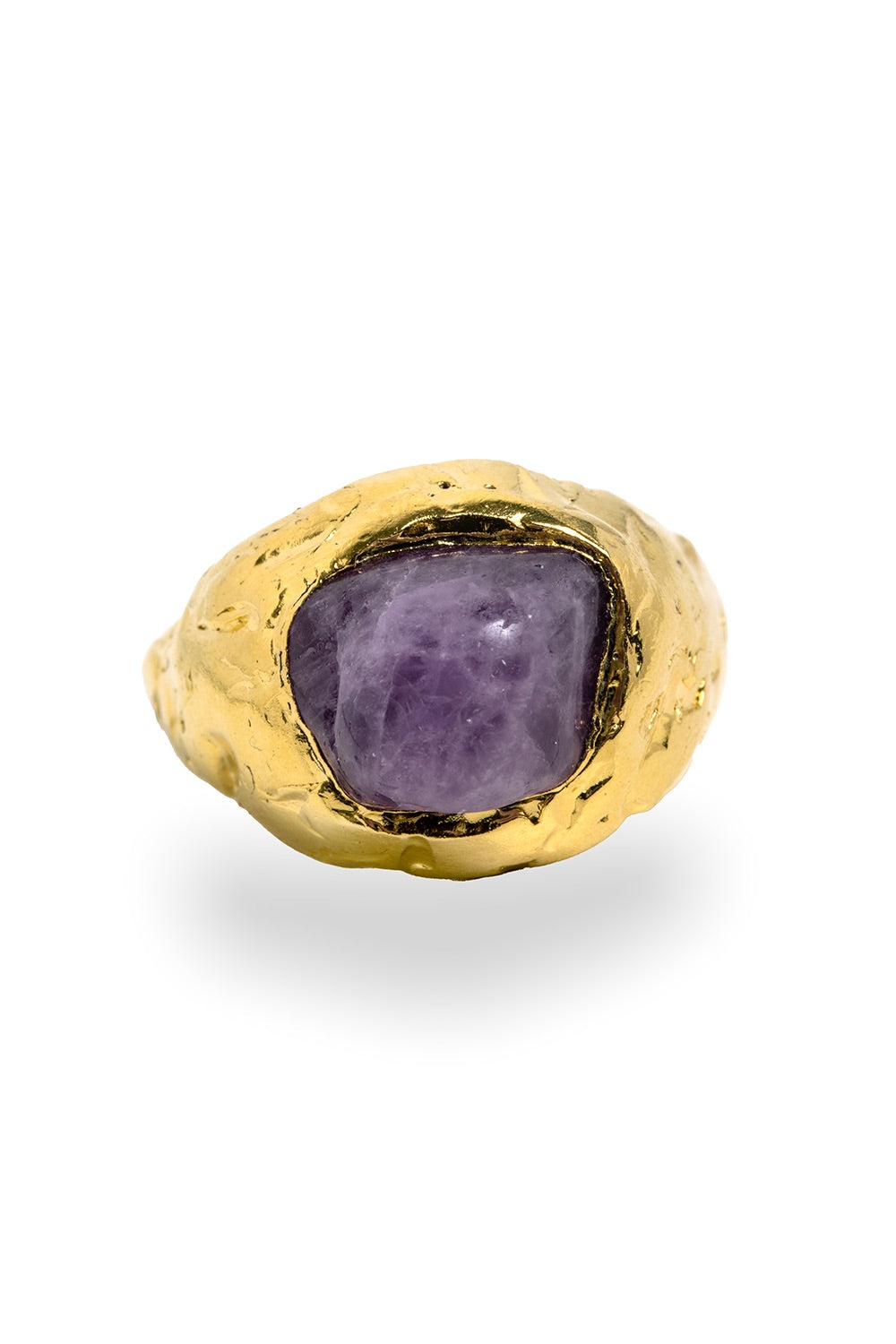 Large Gemstone Ring in Gold - Tea & Tequila