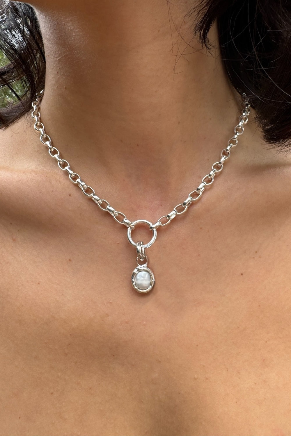 Pearl Charm in Silver - Tea & Tequila