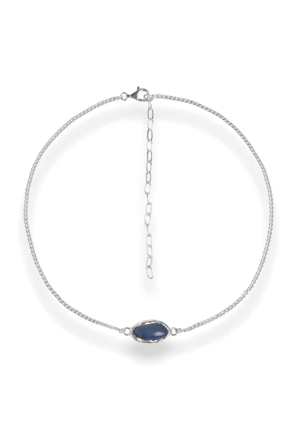 Crystal Chakra Necklace in Silver - Tea & Tequila