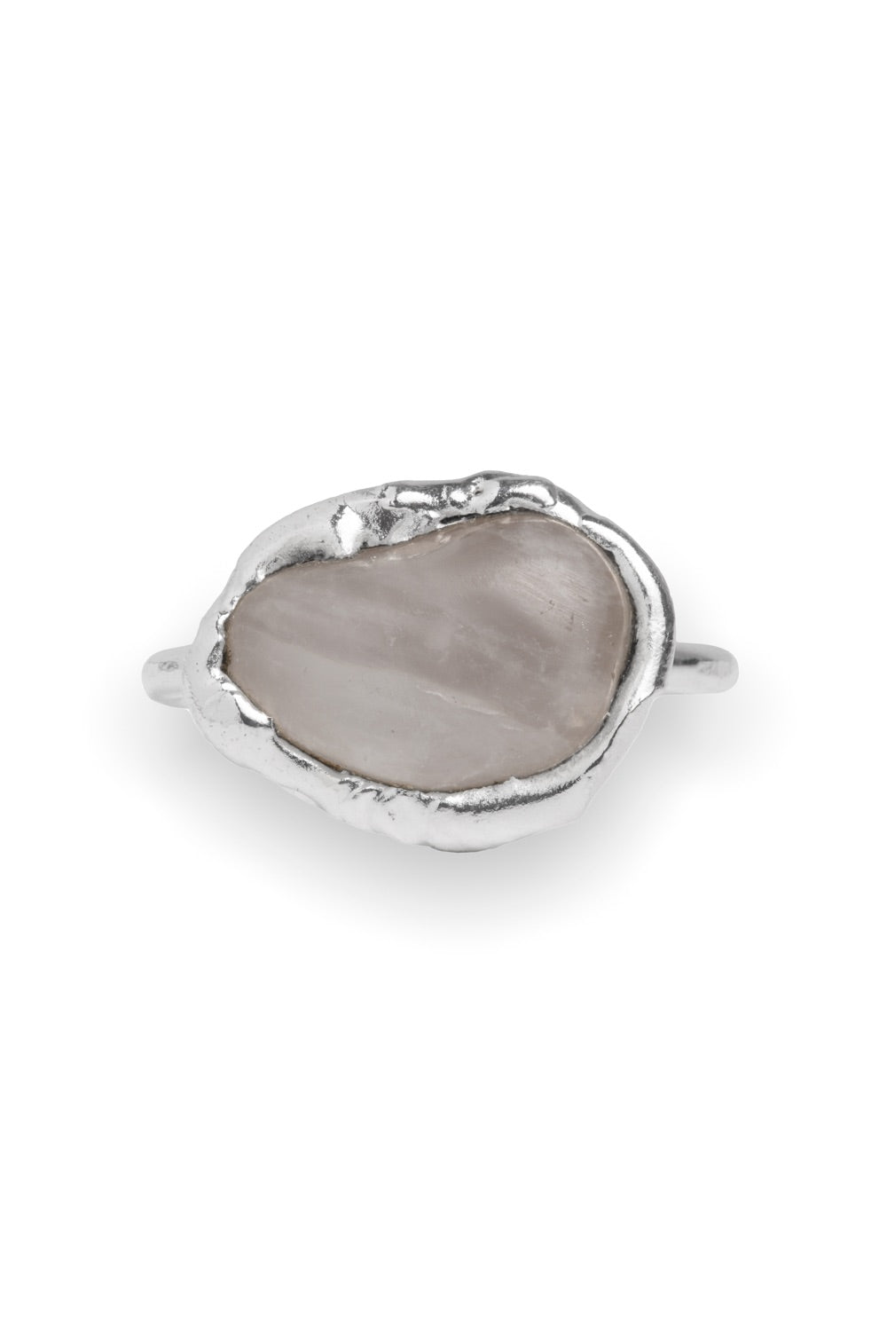 Crystal Aura Ring in Silver - Tea & Tequila