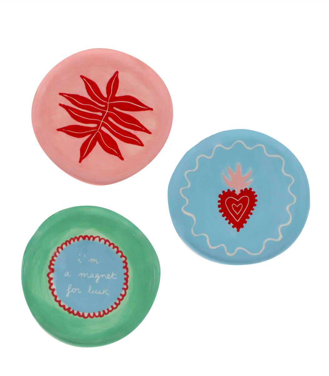 Tea and Tequila X Laetitia Rouget Set of 3 Jewellery Plates - Tea & Tequila