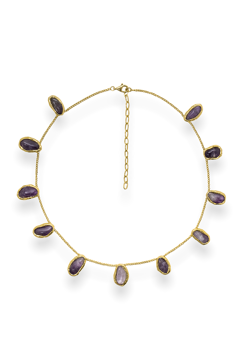 Gemstone Chain Necklace in Gold - Tea & Tequila