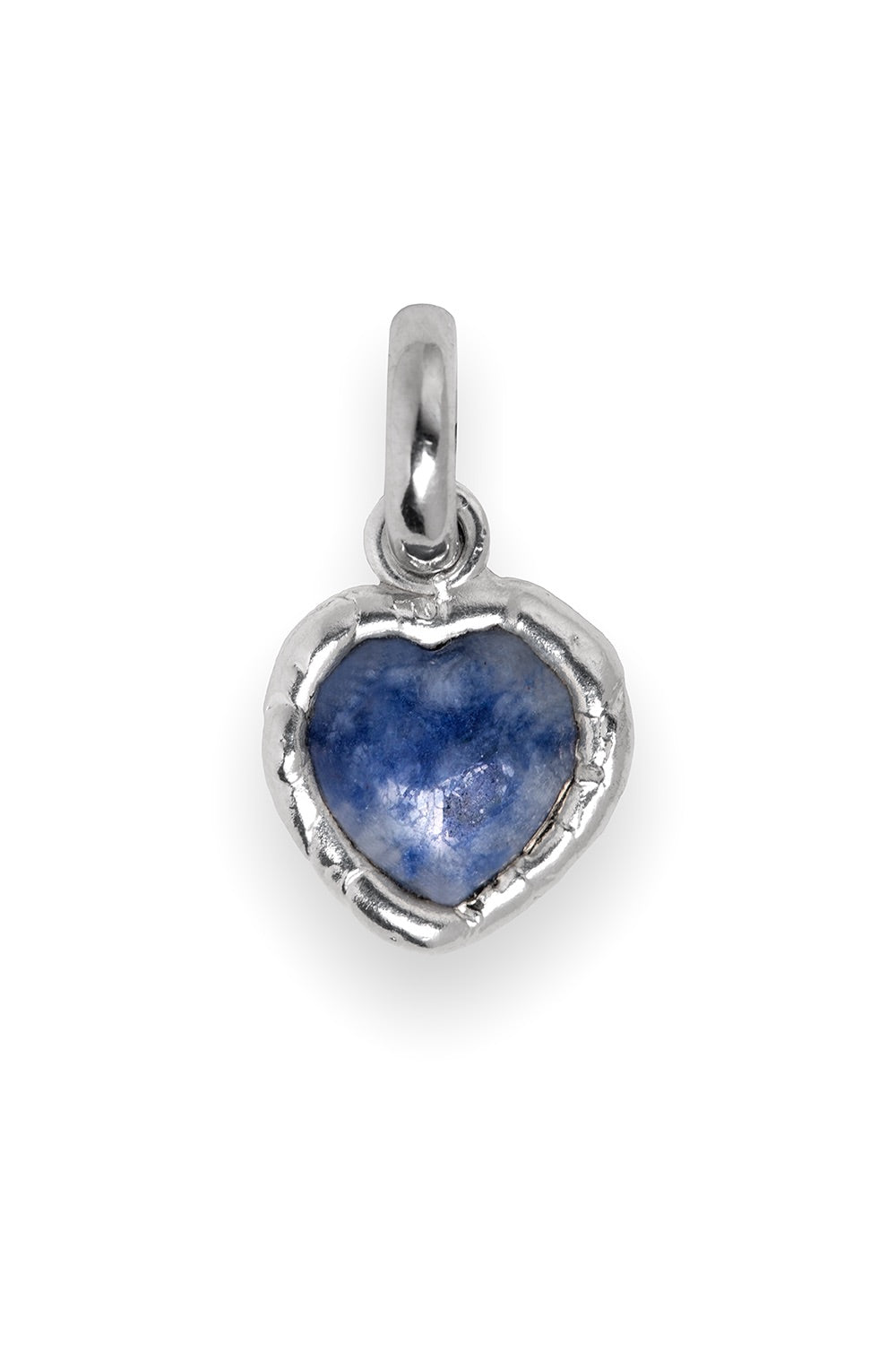 Crystal Heart Charm in Silver - Tea & Tequila